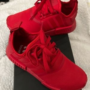 Red Adidas NMD - Kids size 4 // Womens 5.5